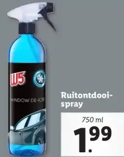 Lidl Ruitontdooi- spray aanbieding