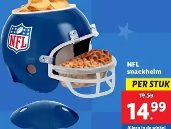 Lidl NFL snackhelm aanbieding