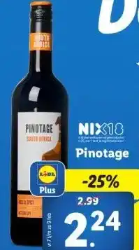 Lidl Pinotage aanbieding