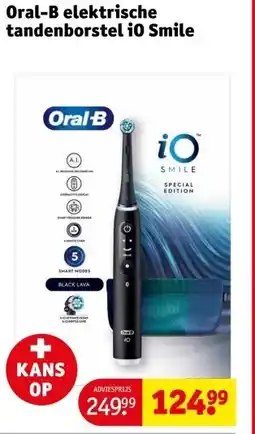 Kruidvat Oral-B elektrische tandenborstel i0 Smile aanbieding