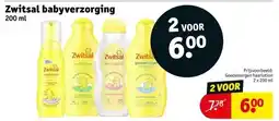 Kruidvat Zwitsal babyverzorging aanbieding