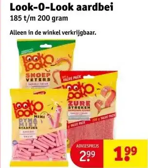 Kruidvat Look-0-Look aardbei aanbieding