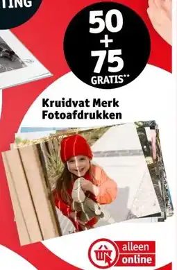 Kruidvat Kruidvat Merk Fotoafdrukken aanbieding