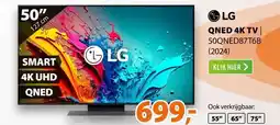 Expert LG QNED 4K TV | 50QNED87T6B (2024) aanbieding