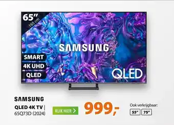 Expert Samsung QLED 4K 65Q73D (2024) aanbieding