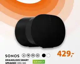 Expert SONOS DRAADLOZE SMART SPEAKER | ERA 300 aanbieding