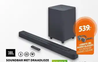 Expert JBL SOUNDBAR MET DRAADLOZE SUBWOOFER | BAR 500 PRO aanbieding