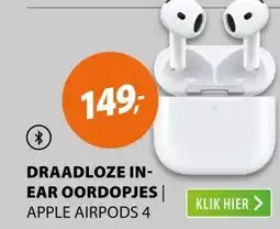 Expert DRAADLOZE IN- EAR OORDOPJES APPLE AIRPODS 4 aanbieding