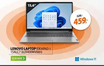 Expert Lenovo IdeaPad 1 15ALC7 (82R400WVMH) aanbieding