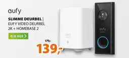 Expert cufy SLIMME DEURBEL EUFY VIDEO DEURBEL 2K+ HOMEBASE 2 aanbieding