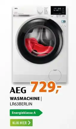 Expert AEG WASMACHINE | LR63BERLIN aanbieding