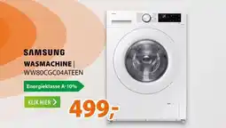 Expert SAMSUNG WASMACHINE WW80CGC04ATEEN aanbieding