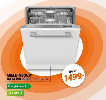 Expert MIELE INBOUW VAATWASSER G 7293 SC VI aanbieding