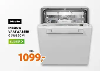 Expert Miele INBOUW VAATWASSER | G 5163 SC VI aanbieding