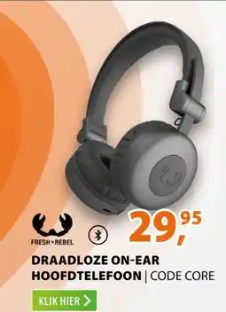 Expert DRAADLOZE ON-EAR HOOFDTELEFOON | CODE CORE aanbieding