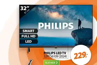 Expert PHILIPS LED TV 32PFS6109 (2024) aanbieding