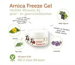 De Rode Pilaren Arnica Freeze Gel aanbieding