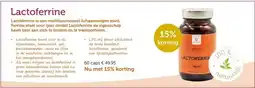 De Rode Pilaren Lactoferrine aanbieding