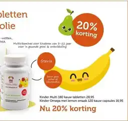 De Rode Pilaren Kinder Lemon Visolie aanbieding