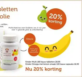 De Rode Pilaren Kinder Lemon Visolie aanbieding