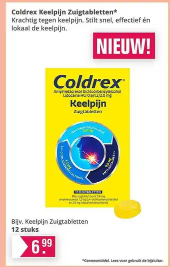 De Online Drogist Coldrex Keelpijn Zuigtabletten aanbieding