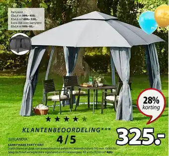 Jysk Jutlandia Sankt Hans Partytent aanbieding