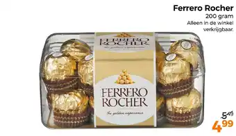 Trekpleister Ferrero Rocher aanbieding