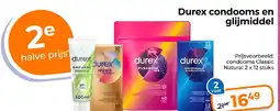 Trekpleister Durex condooms en glijmiddel aanbieding