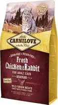 Bol.com Carnilove Cat Grain Free Fresh Chicken & Rabbit 6 kg - Kat aanbieding