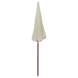 Praxis vidaXL Parasol Zand 240 cm - UV-beschermend Polyester aanbieding