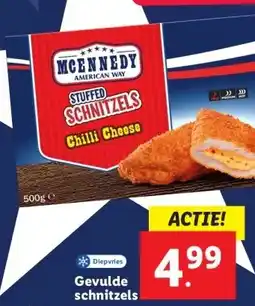 Lidl Gevulde schnitzels aanbieding