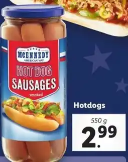 Lidl Hotdogs aanbieding