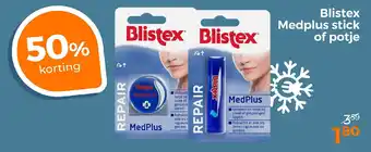 Trekpleister Blistex Blistex Medplus stick of potje aanbieding