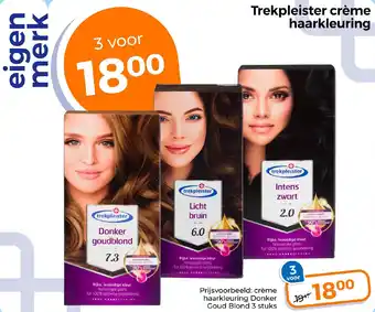 Trekpleister Trekpleister crème haarkleuring aanbieding