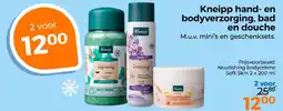 Trekpleister Kneipp hand en bodyverzorging, bad en douche aanbieding