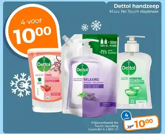 Trekpleister Dettol handzeep aanbieding