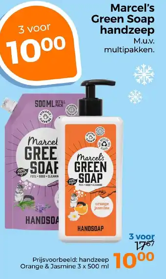 Trekpleister Marcel's Green Soap handzeep aanbieding