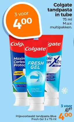 Trekpleister Colgate tandpasta in tube aanbieding