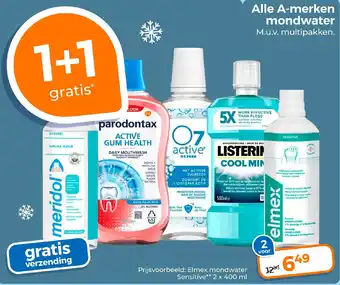 Trekpleister Alle A-merken mondwater aanbieding