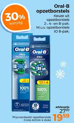 Trekpleister Oral-B opzetborstels aanbieding