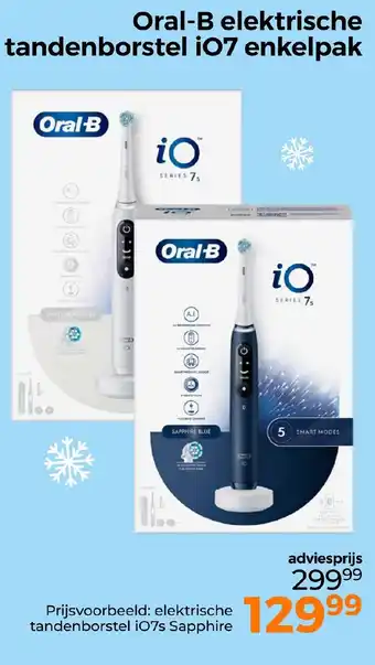 Trekpleister Oral-B elektrische tandenborstel i07 enkelpak aanbieding