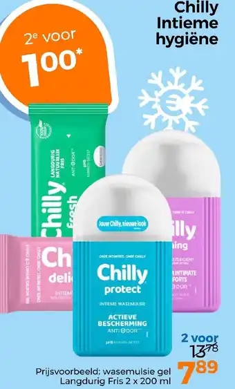 Trekpleister Chilly Intieme hygiëne aanbieding