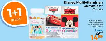 Trekpleister Disney Multivitaminen Gummies aanbieding