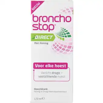 Albert Heijn Bronchostop Hoestdrank direct met honing aanbieding