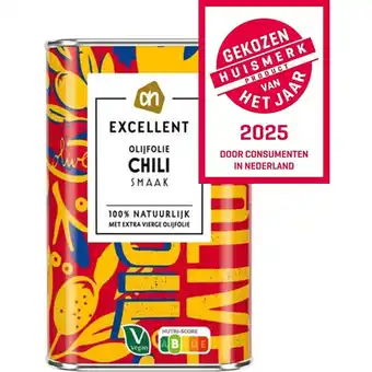 Albert Heijn AH Excellent Olijfolie met chili smaak aanbieding