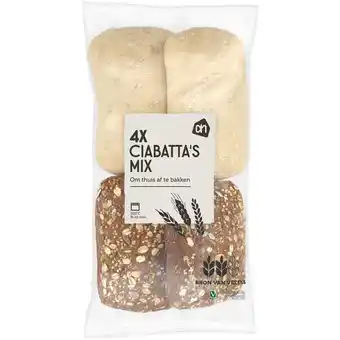 Albert Heijn AH Ciabatta's mix aanbieding