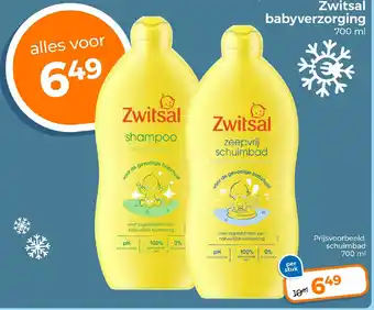 Trekpleister Zwitsal babyverzorging aanbieding