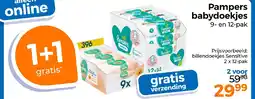 Trekpleister Pampers babydoekjes aanbieding