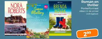 Trekpleister Roman en thriller aanbieding