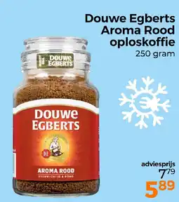 Trekpleister Douwe Egberts Aroma Rood oploskoffie aanbieding